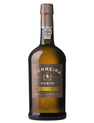 A Bottle of Ferreira Dry White Port Wine