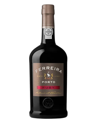 A Bottle of Ferreira Ruby Port Wine