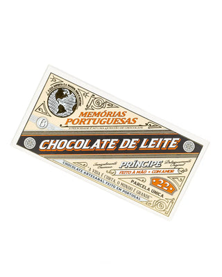 Tablete de Chocolate de Leite Premium Memórias Portuguesas 50g