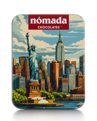 Lata de Chocolate "New York" Nómada Chocolates 50g