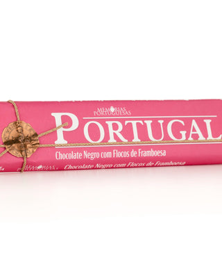 Tablete de Chocolate Negro com Framboesa "Portugal" Memórias Portuguesas 300g
