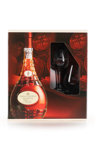 Vinho do Porto Royal Oporto Colheita 2004 c/2 cálices 75cl