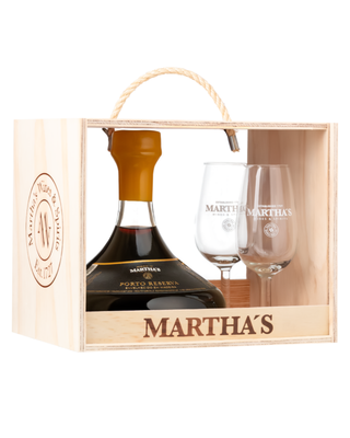 Martha's Decanter Noble Reserva Port Wine with Glass 75cl