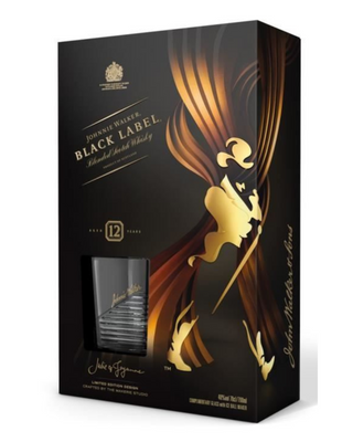 Whisky Johnnie Walker Black Label c/ Copos 70cl