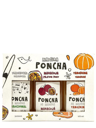 Poncha da Madeira Tradicional, Maracuja und Tangerina 3x20cl