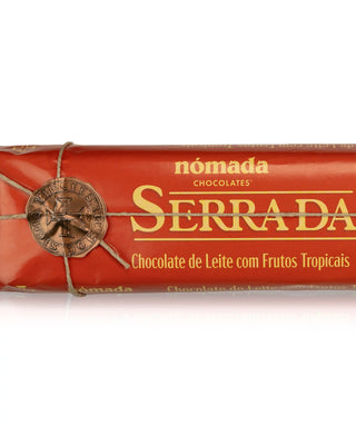 Tablete de Chocolate de Leite com Frutos Tropicais 300g Nómada