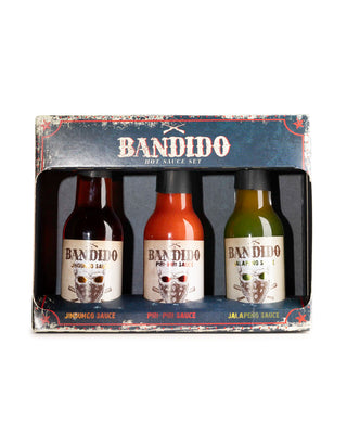 Bandido-Paket (Piri-piri, Jindungo und Jalapeño)