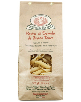 Pasta de Sémola Rustichella D'Abruzzo Penne Rigate 500g