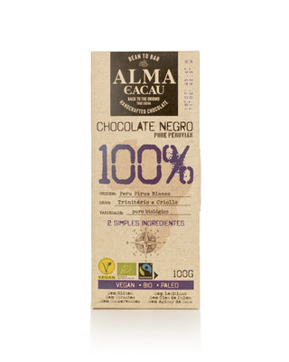 Chocolate Negro BIO 100% Cacau Alma do Cacau 100g