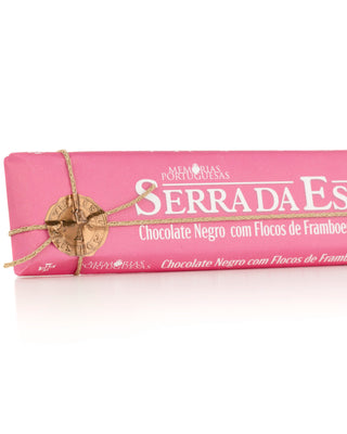 Tablete de Chocolate Negro com Framboesa "Serra da Estrela" Memórias Portuguesas 300g