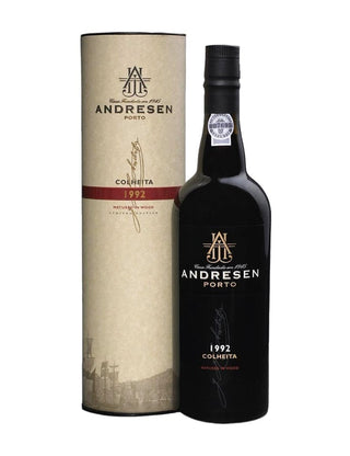 A Bottle of Andresen Harvest 1992 Port