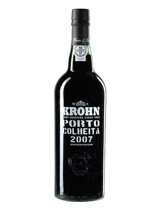 A Bottle of Krohn Harvest 2007 Port