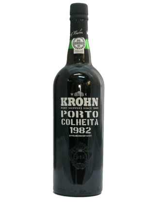 A Bottle of Krohn Harvest 1982 Port