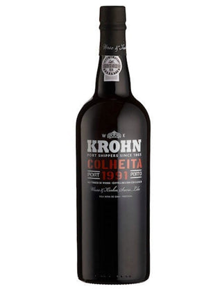 A Bottle of Krohn Harvest 1991 Port
