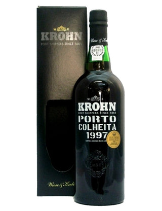 A Bottle of Krohn Harvest 1997 Port