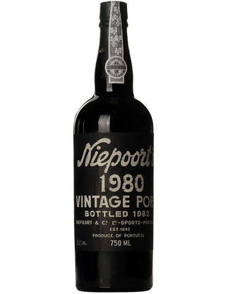 A Bottle of Niepoort Vintage 1980 Port Wine