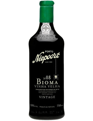 A Bottle of Niepoort Vintage 2008 Bioma Port Wine