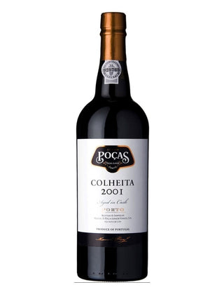 A Bottle of Poças Harvest 2001 Port Wine