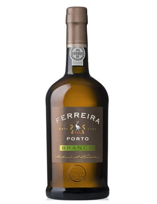 A Bottle of Ferreira White Port Wine