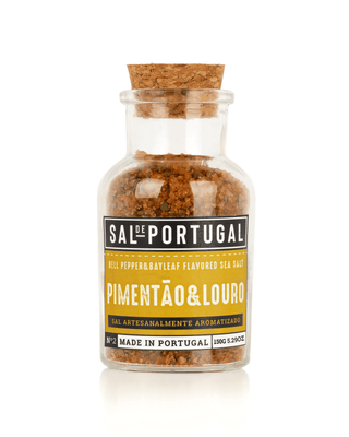 Sal Aromatizado Pimentão e Louro Sal de Portugal 150g