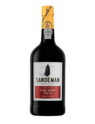 A Bottle of Sandeman Ruby Port Wine