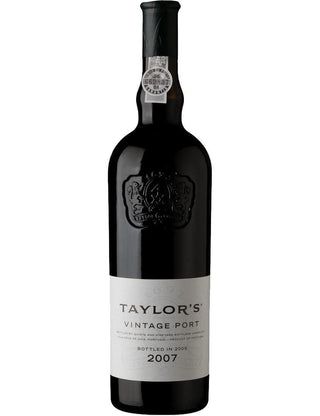 A Bottle of Taylor's Vintage 2007 Port Wine